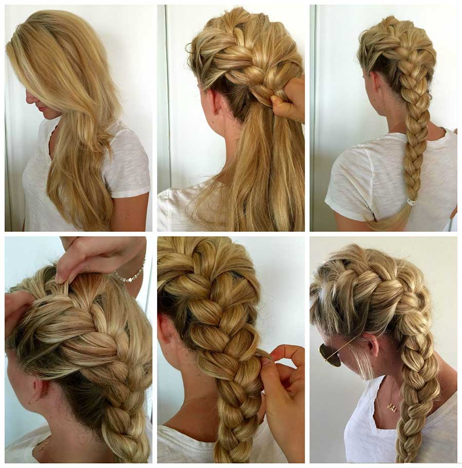 بافت فرانسوی (French Braid)