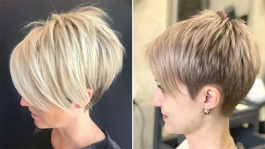 پیکسی با چتری (Pixie with Bangs)